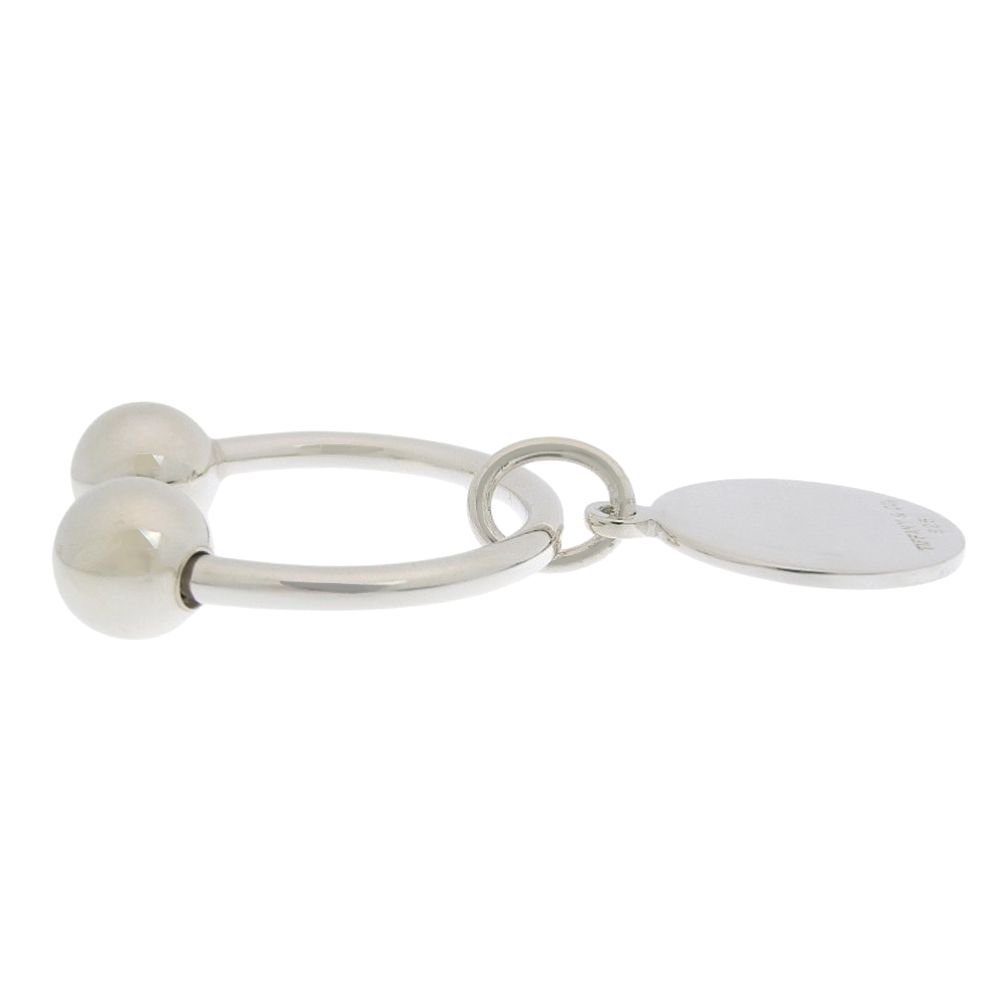 Tiffany & Co Key Ring Circle Tag 925 Sterling Silver Key Holder — view 4