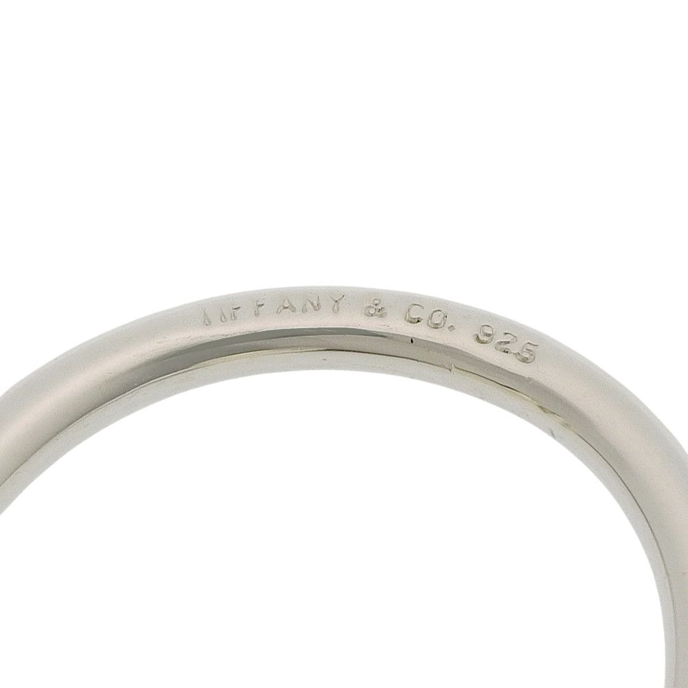 Tiffany & Co Key Ring Circle Tag 925 Sterling Silver Key Holder — view 6