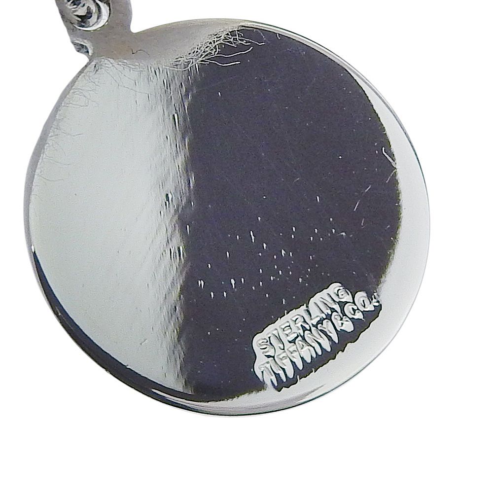 Tiffany & Co Circle Tag Key Ring 925 Sterling Silver Key Holder — view 5