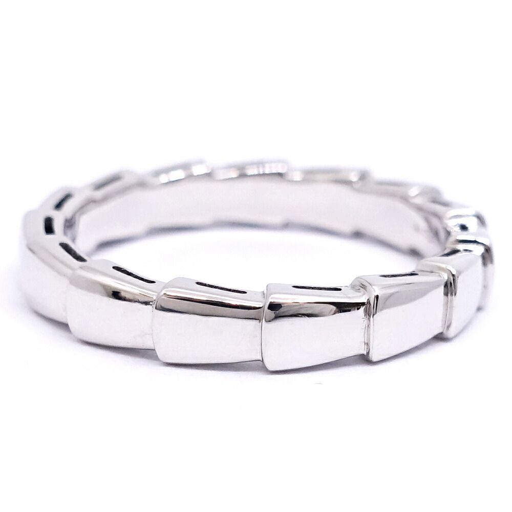 Bvlgari 18k White Gold Serpenti Viper Ring — view 6