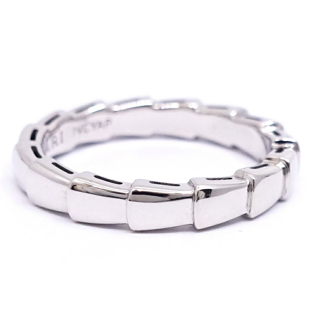 Bvlgari 18k White Gold Serpenti Viper Ring — view 5