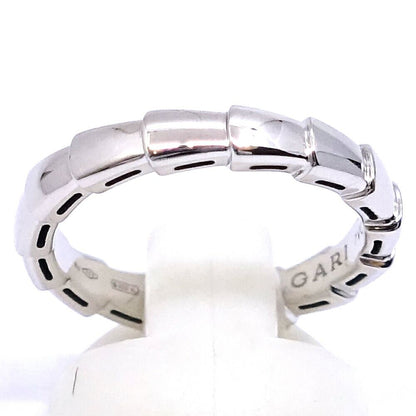 Bvlgari 18k White Gold Serpenti Viper Ring — view 2