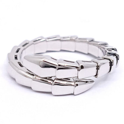 Bvlgari 18k White Gold Serpenti Viper Ring