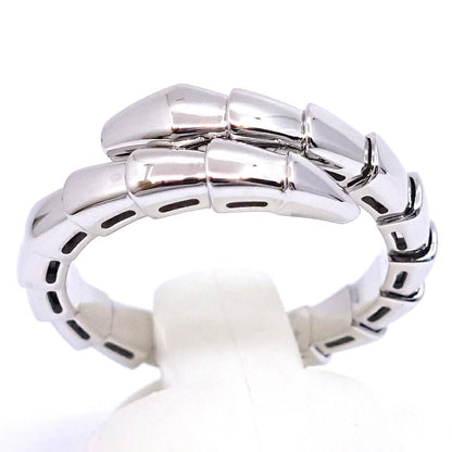Bvlgari 18k White Gold Serpenti Viper Ring — view 2