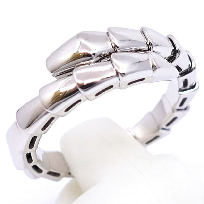 Bvlgari 18k White Gold Serpenti Viper Ring — view 3