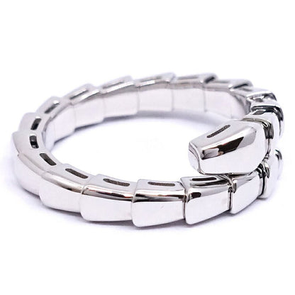 Bvlgari 18k White Gold Serpenti Viper Ring — view 5