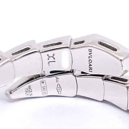 Bvlgari 18k White Gold Serpenti Viper Ring — view 8