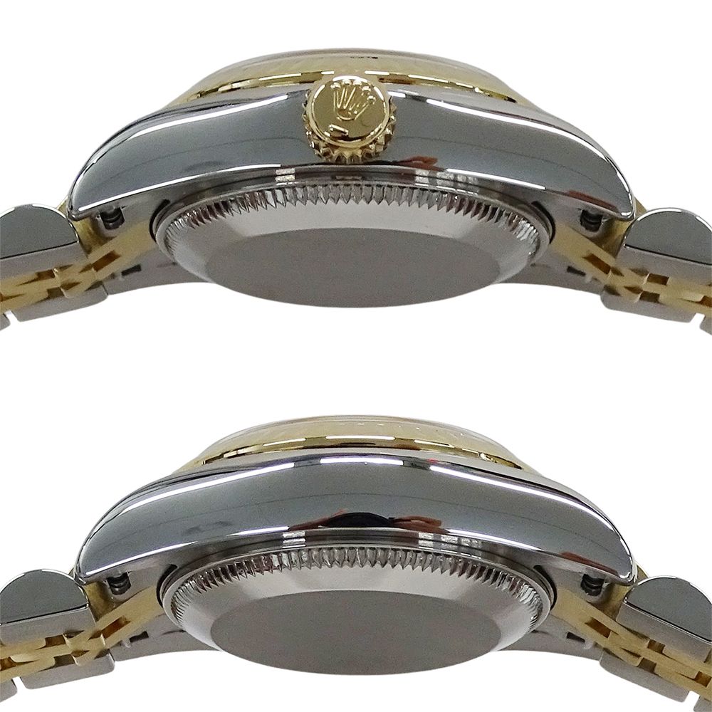 Rolex Datejust D Number Watch Diamond Automatic Winding at Stainless Steel Gold — view 3
