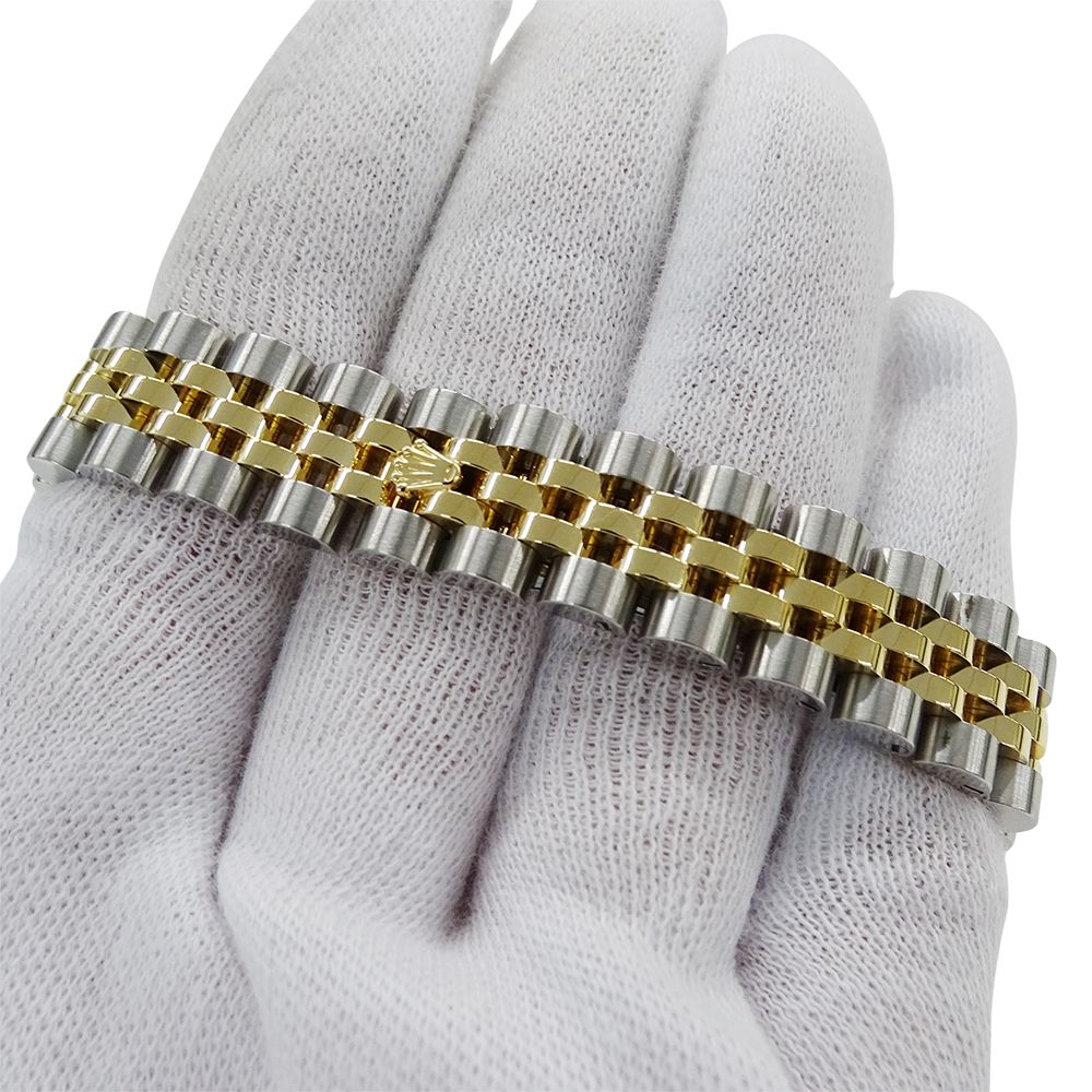 Rolex Datejust D Number Watch Diamond Automatic Winding at Stainless Steel Gold — view 5