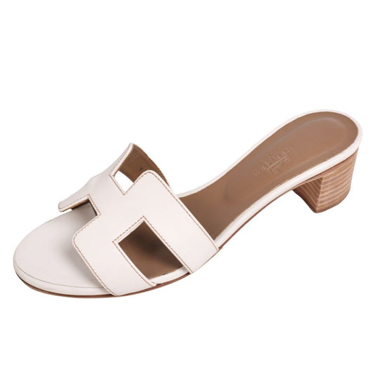Hermes Sandals Oasis Logo Leather