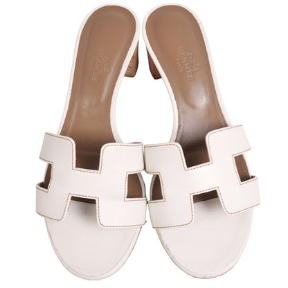 Hermes Sandals Oasis Logo Leather — view 4