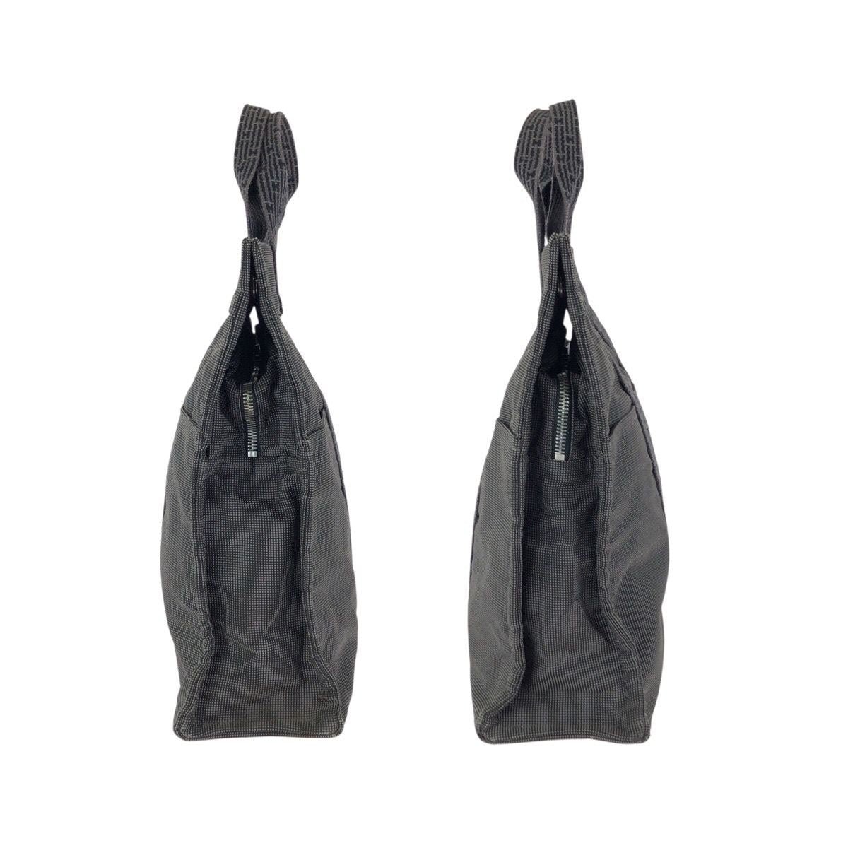 Hermes Her Line Gray Silver Polyamide Polyester Tote — view 8