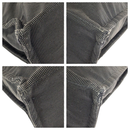 Hermes Her Line Gray Silver Polyamide Polyester Tote — view 3