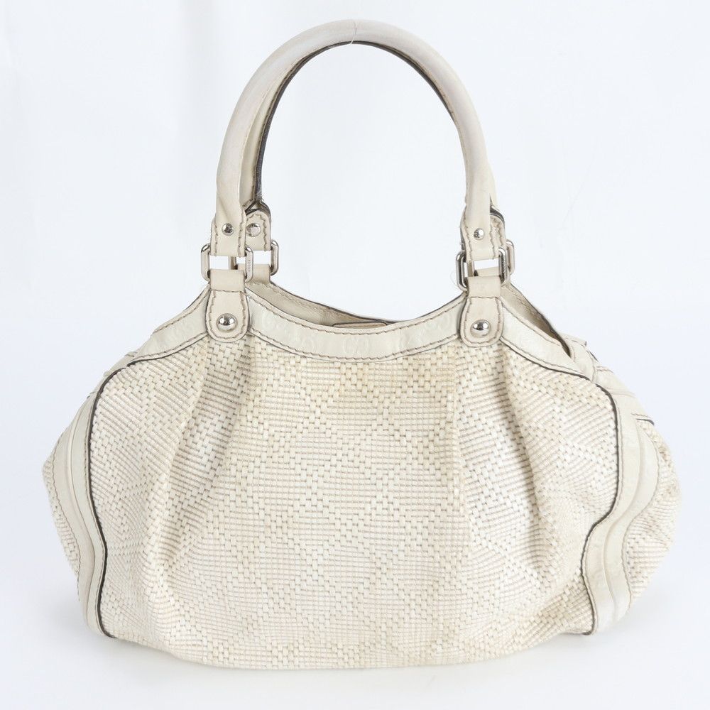 Gucci Ski Diamante Leather Tote Shoulder Hand — view 3