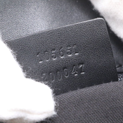 Gucci Micro GG Leather Handbag Tote Black — view 9