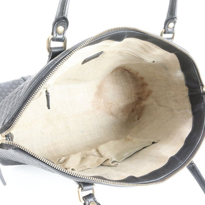 Gucci Micro Guccissima Leather Tote Shoulder Hand Black — view 7