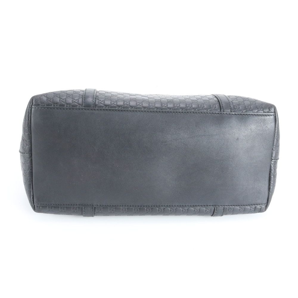 Gucci Micro Guccissima Leather Tote Shoulder Hand Black — view 5