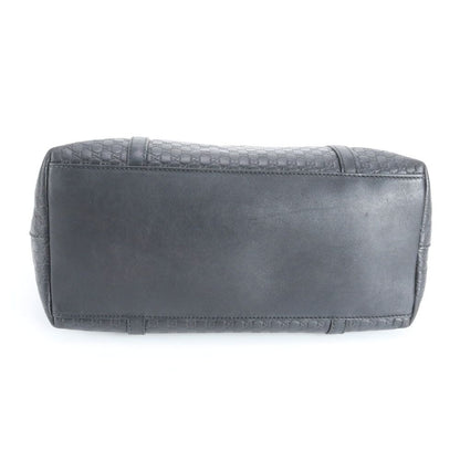 Gucci Micro Guccissima Leather Tote Shoulder Hand Black — view 5