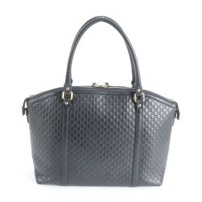 Gucci Micro Guccissima Leather Tote Shoulder Hand Black — view 3
