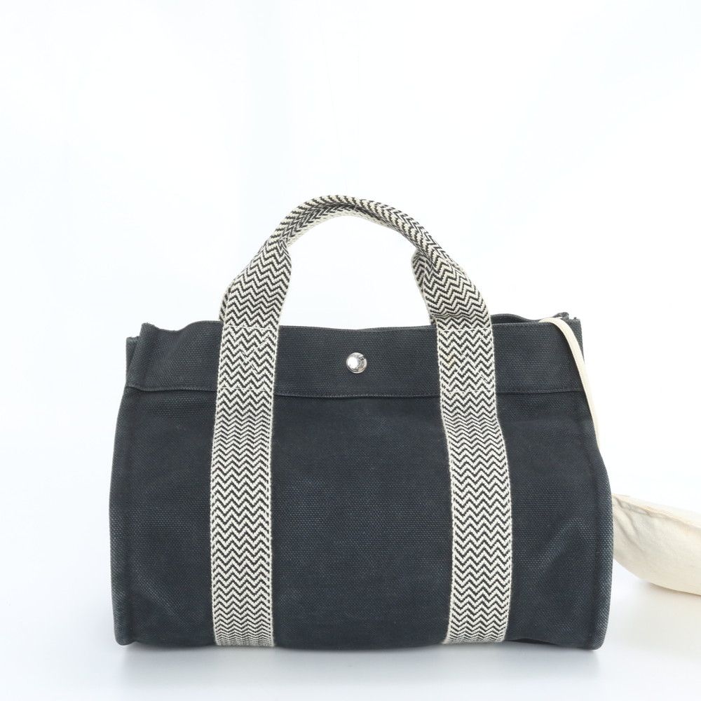 Hermes Cannes PM Pouch Handbag Tote Black — view 3