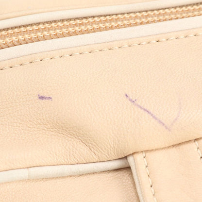 Loewe Mini Boston Beige Leather Handbag Tote — view 8