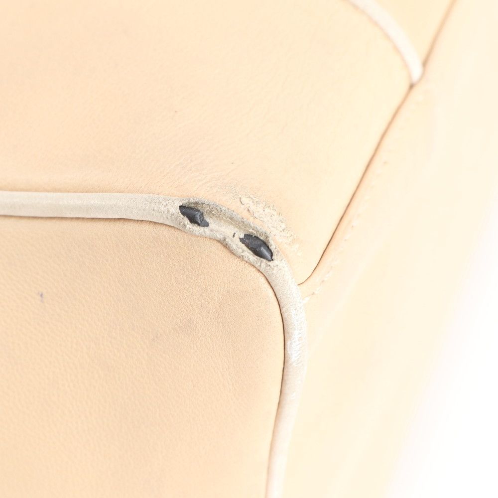 Loewe Mini Boston Beige Leather Handbag Tote — view 9
