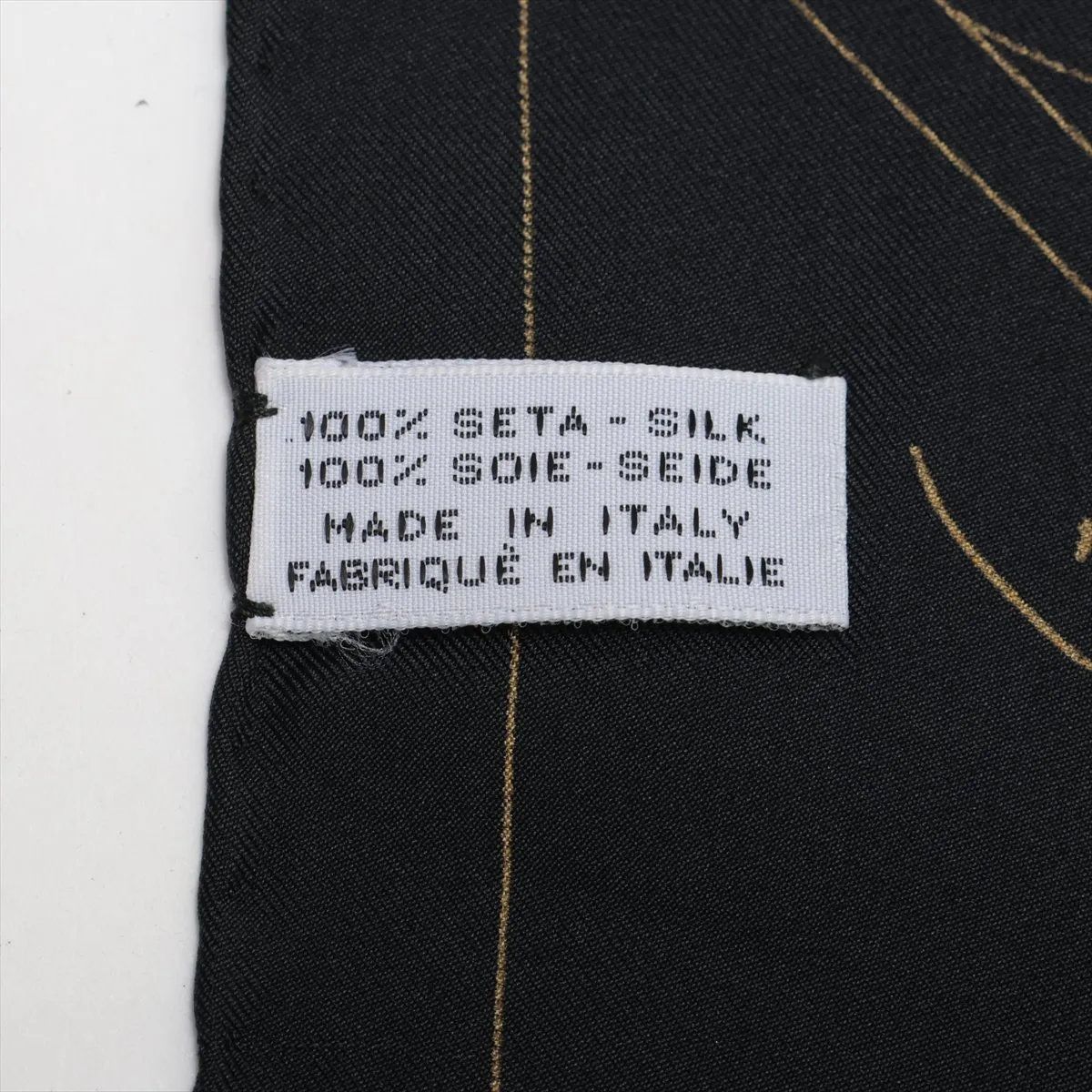 Louis Vuitton Tag Arata Isozaki Collaboration Silk 100% Topographic Map Scarf — view 6