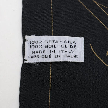 Louis Vuitton Tag Arata Isozaki Collaboration Silk 100% Topographic Map Scarf — view 6