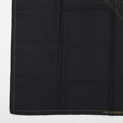 Louis Vuitton Tag Arata Isozaki Collaboration Silk 100% Topographic Map Scarf — view 5