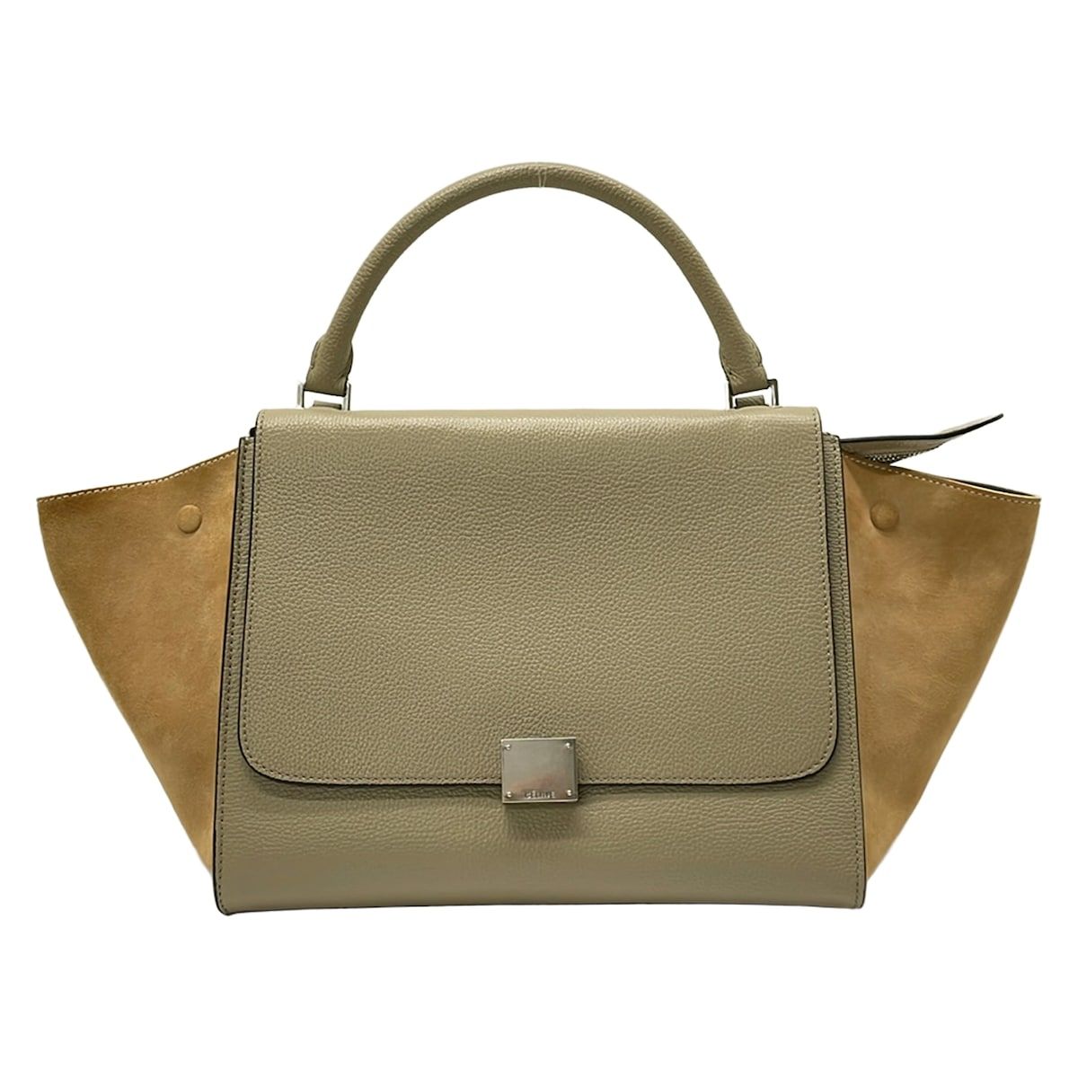 Celine Handbag Beige Lightbrown Leather
