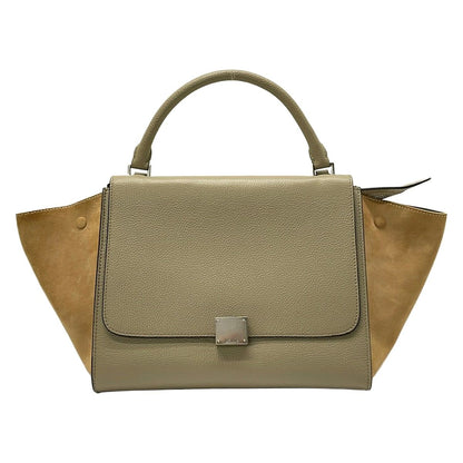 Celine Handbag Beige Lightbrown Leather