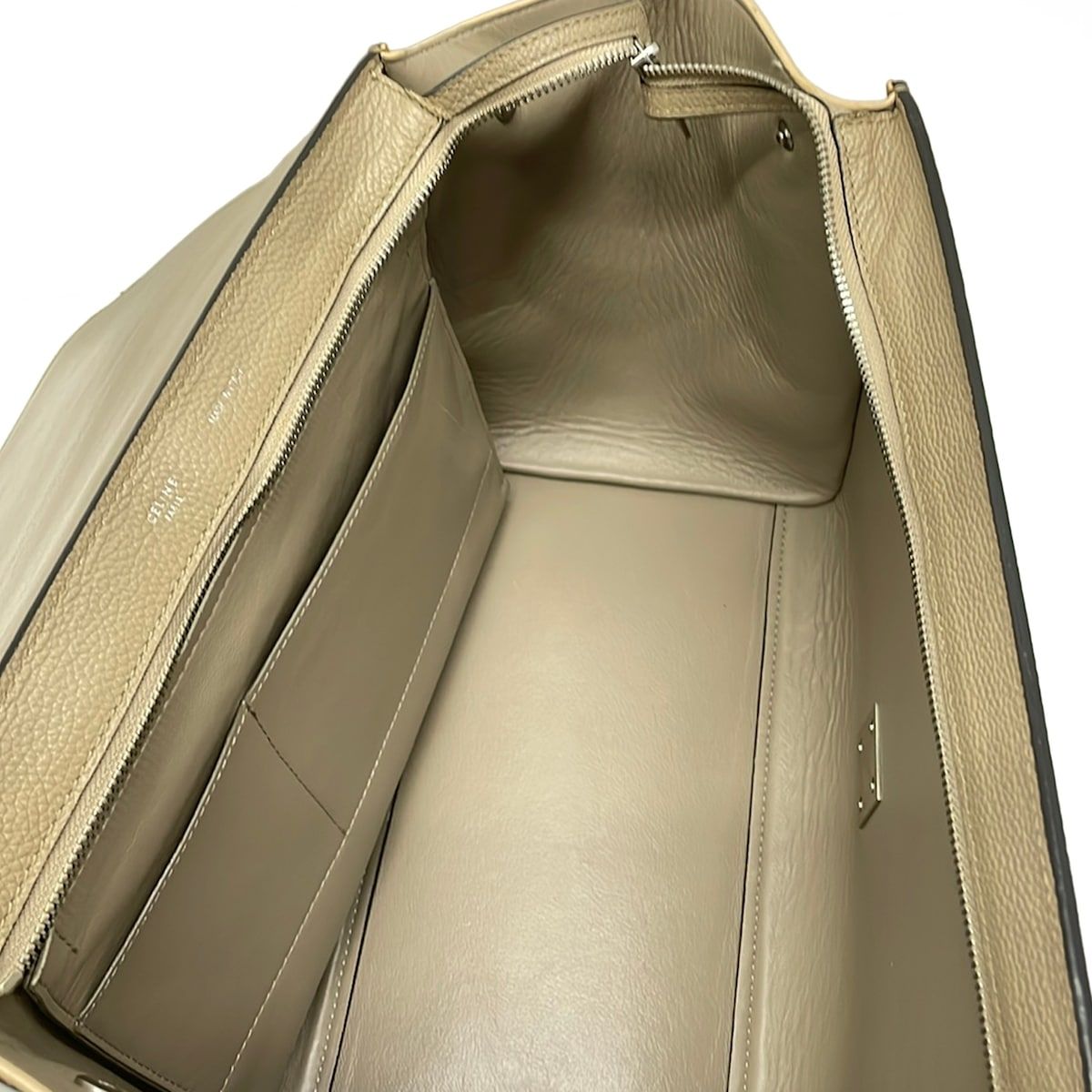 Celine Handbag Beige Lightbrown Leather — view 7