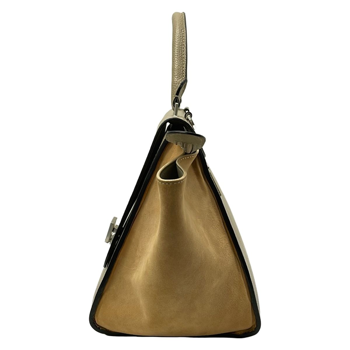 Celine Handbag Beige Lightbrown Leather — view 4