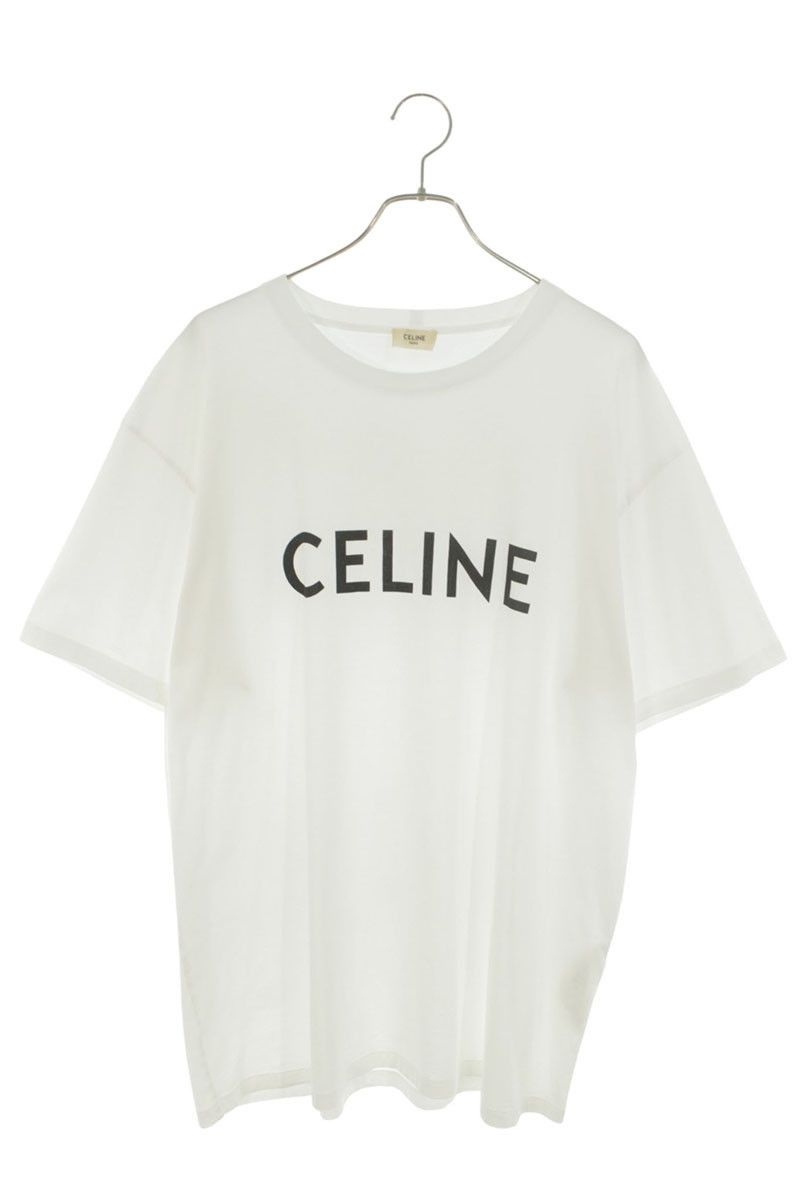 Celine Loose Fit Logo Print T-Shirt XXL