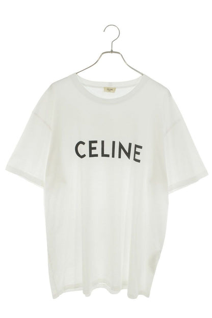 Celine Loose Fit Logo Print T-Shirt XXL