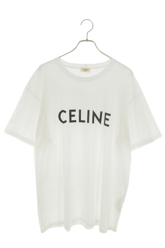 Celine Loose Fit Logo Print T-Shirt XXL