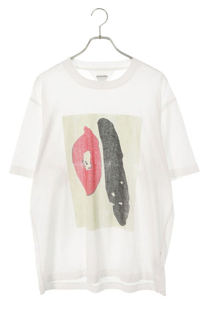 Bottega Veneta Front Print Cotton T-Shirt