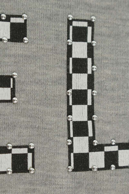 Celine Checkered Logo Studded T-Shirt — view 3