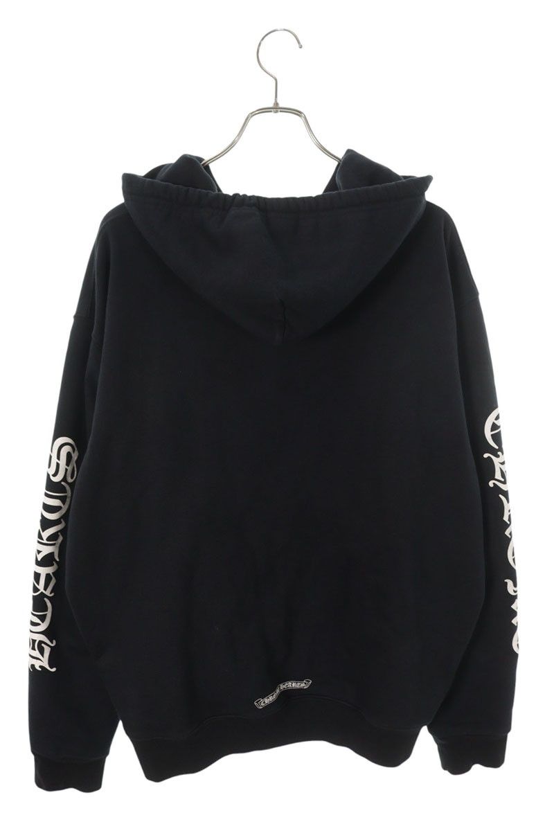 Chrome Hearts Thrml HD Zip Lining Thermal Zip Sleeve Logo Print Daga Zip Hoodie — view 2