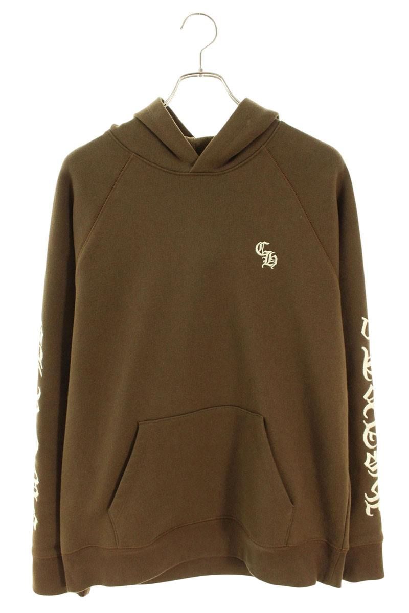 Chrome Hearts Slo Ride CH Logo Embroidery Pullover Hoodie