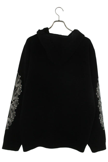 Chrome Hearts Life Sentence Sleeve Floral Embroidery Cashmere Zip Up Hoodie XL — view 2