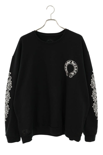 Chrome Hearts Sweatshirt Plvr Back Horse Shoe Sleeve Floral Print XL