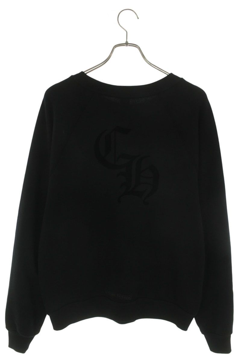 Chrome Hearts Not Back CH Logo Cemetery Cross Patch Sweatshirt — view 2