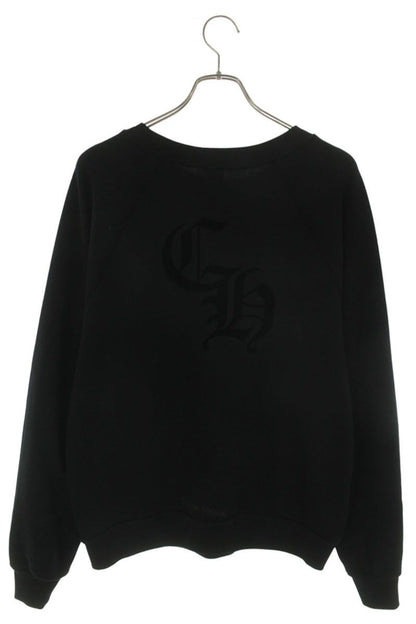 Chrome Hearts Not Back CH Logo Cemetery Cross Patch Sweatshirt — view 2