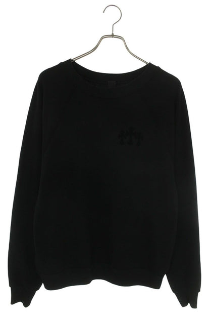 Chrome Hearts Not Back CH Logo Cemetery Cross Patch Sweatshirt