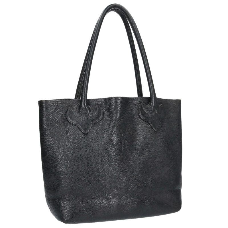 Chrome Hearts FS Tote Leather with Cross Patch