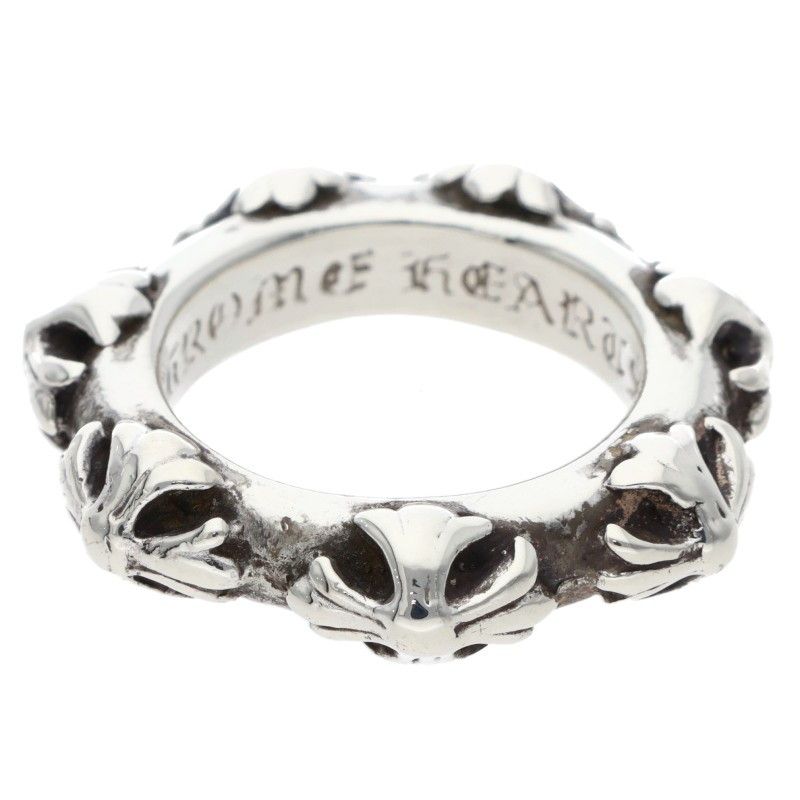 Chrome Hearts Cross Band Silver Ring