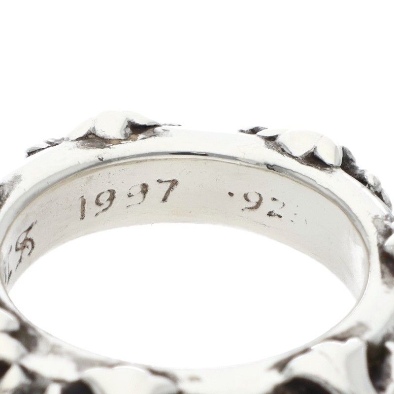 Chrome Hearts Cross Band Silver Ring — view 5