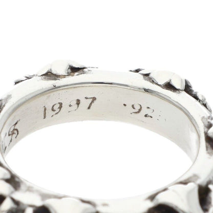 Chrome Hearts Cross Band Silver Ring — view 5