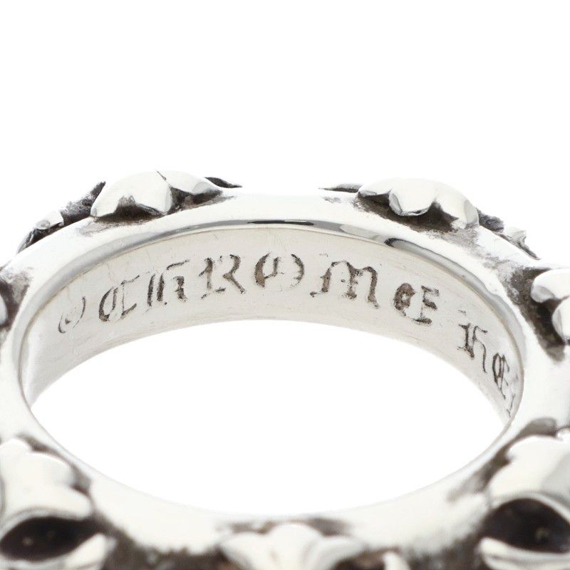 Chrome Hearts Cross Band Silver Ring — view 3